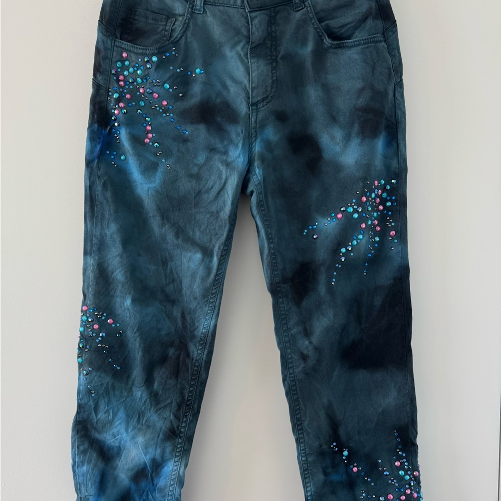 Marni Blue Tie-Dye Women's Jeans